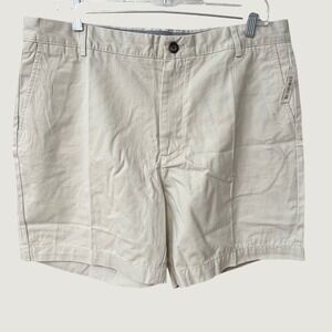 Amazon Essentials Slim Fit Chino Shorts Stone Khaki Mens 38 NWT Preppy Golf